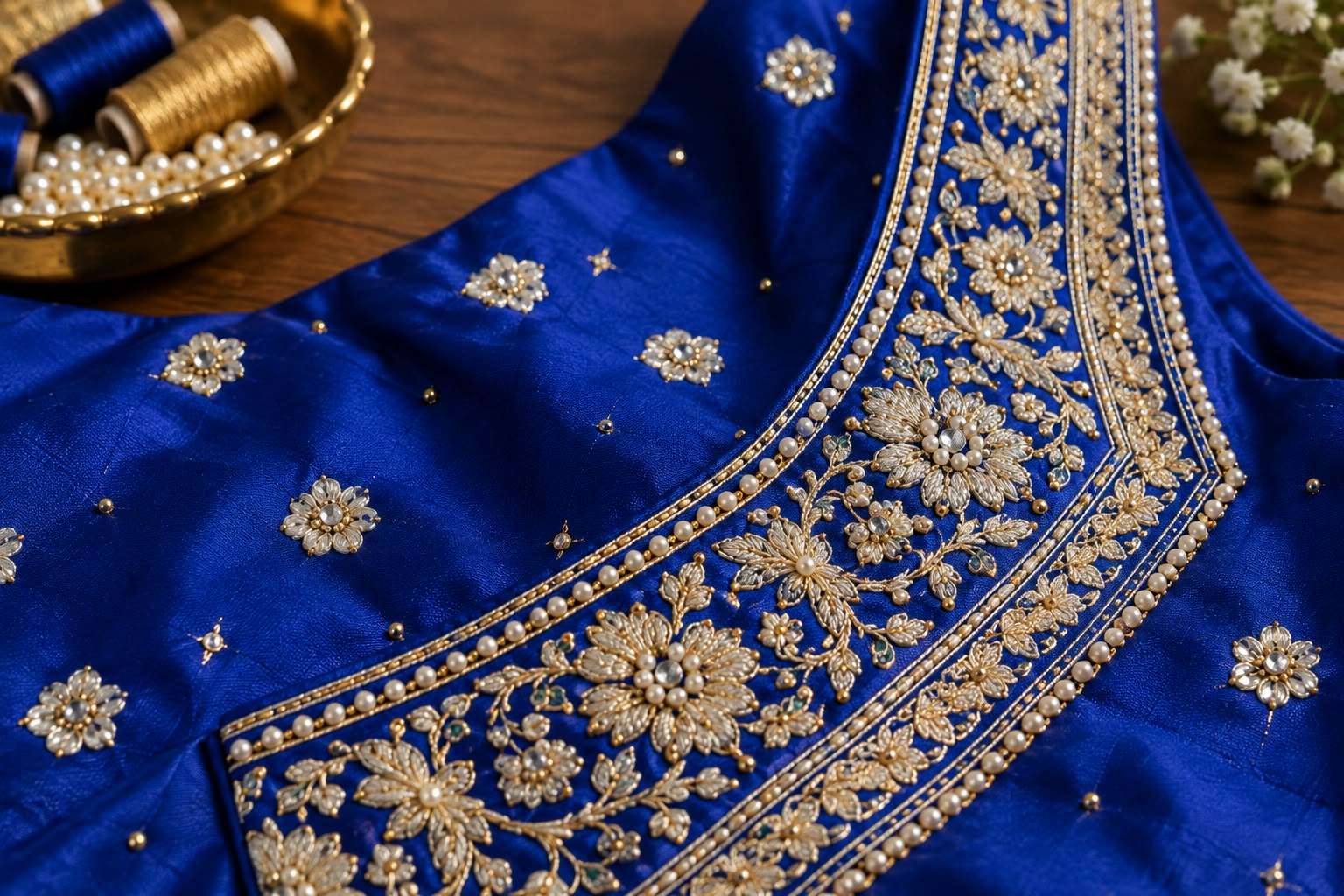 Hand Embroidered Textiles in Mysore